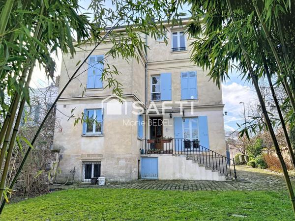 ÉLÉGANTE DEMEURE FAMILIALE DE CARACTÈRE – JARDIN 600 m2
