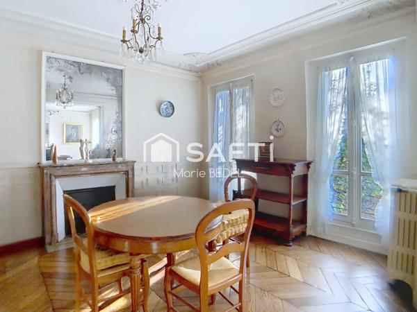 ÉLÉGANTE DEMEURE FAMILIALE DE CARACTÈRE – JARDIN 600 m2