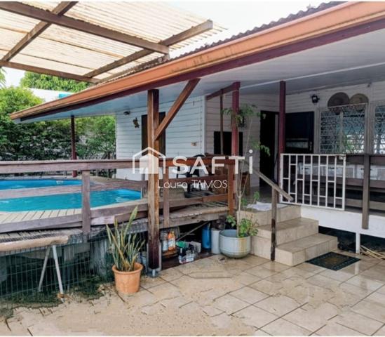MAISON TYPE CALYPSO T5 AVEC PISCINE + STUDIO INDEPENDANT