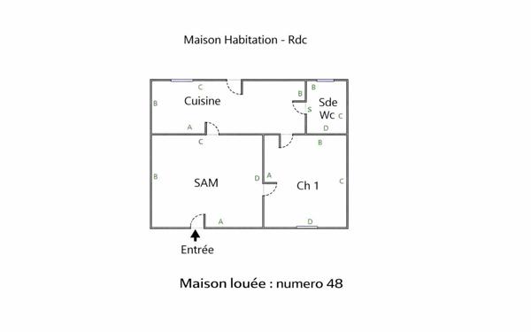 Immeuble à vendre    4 pièces • 110 m2 Toulenne