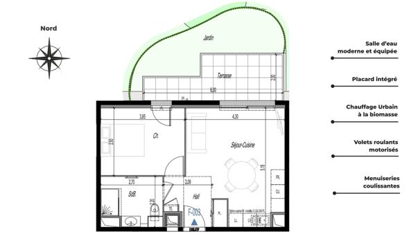 Appartement à vendre 2 pièces 39 m² Clermont-Ferrand