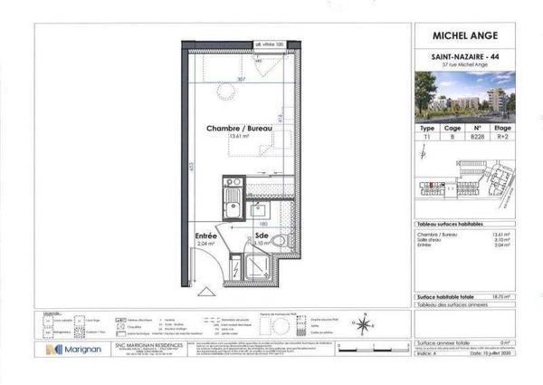 Appartement 1 pièce - 44600 Saint-Nazaire