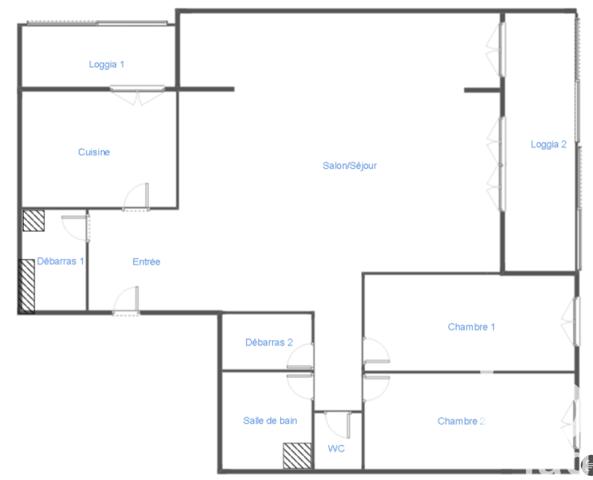 Appartement à vendre 3 pièces 79 m² Saint-Pierre-des-Corps