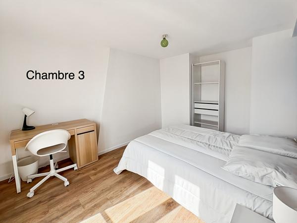 À LOUER 3 CHAMBRES MEUBLÉES POUR ÉTUDIANTS DISPONIBLES DE SUITE