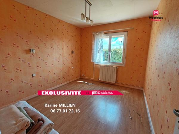 VERNOUILLET 28500 Maison de plain-pied - 2 chambres - Garage - Véranda chauffée - Cabanon de jardin - 149000  HAI