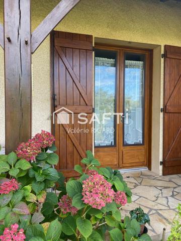 Maison T6 avec garage sur terrain arboré de 2000m2