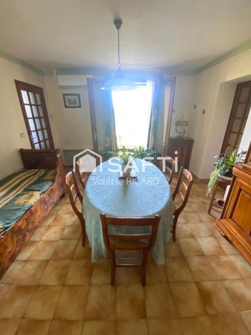 Maison T6 avec garage sur terrain arboré de 2000m2