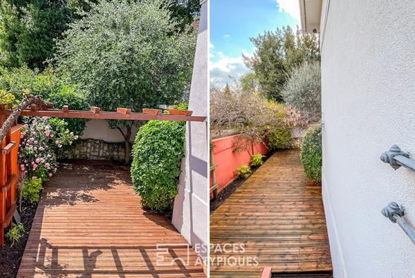 Maison de charme avec jardin en centre-ville de Maisons-Alfort