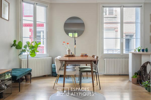 Maison de charme avec jardin en centre-ville de Maisons-Alfort