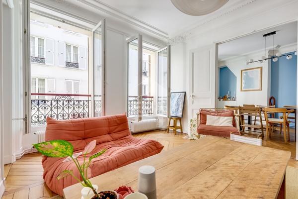 Appartement familial Paris 75017 Batignolles 4 pièces 65 m2