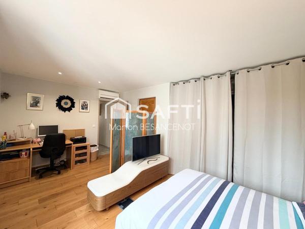 Villa T4 plain pied 132m² + appartement + suite parentale indépendante