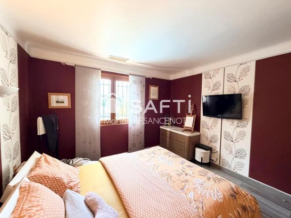 Villa T4 plain pied 132m² + appartement + suite parentale indépendante