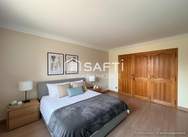 Villa T4 plain pied 132m² + appartement + suite parentale indépendante