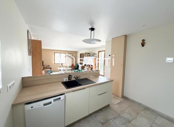 Villa T4 plain pied 132m² + appartement + suite parentale indépendante