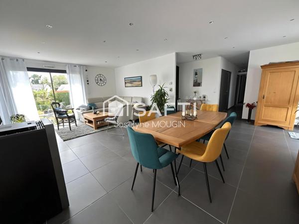 Pavillon de plain-pied, 4 chambres, jardin, garage