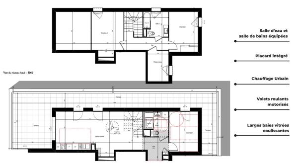 Appartement à vendre 4 pièces 107 m² Villeurbanne