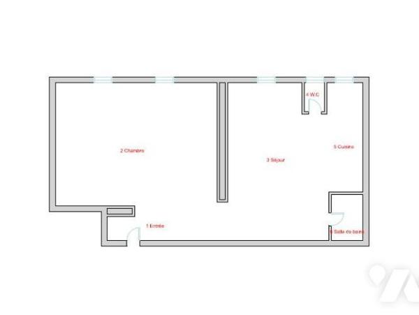LEVALLOIS PERRET - METRO ANATOLE FRANCE - 2/3 PIECES. 3ème étage. Immeuble Ancien.