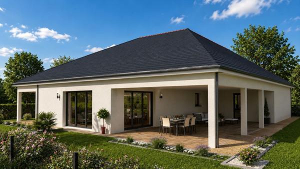 Terrain + Maison à vendre 5 pièces - 120 m²