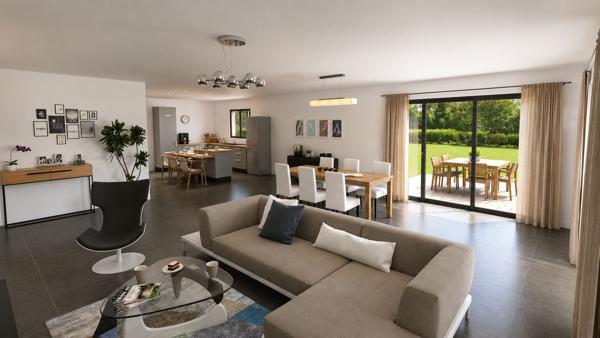 Terrain + Maison à vendre 5 pièces - 120 m²