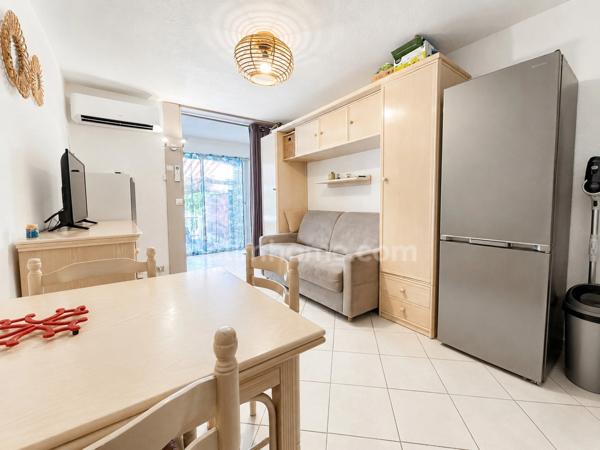 Appartement T2 cabine en rez-de-chaussée avec terrasse à vendre à MARSEILLAN PLAGE (34)