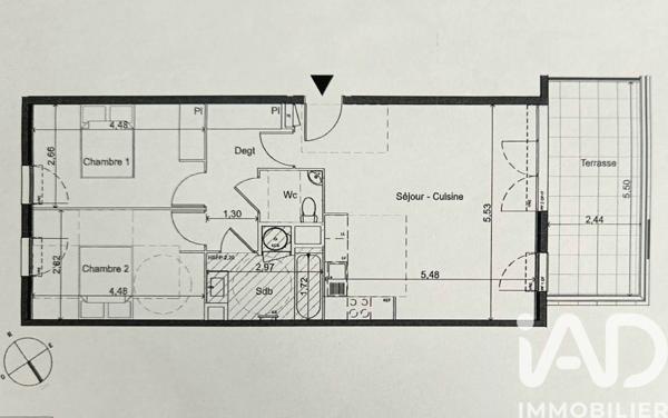 Appartement à vendre 3 pièces 69,05 m² Fréjus