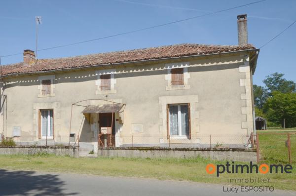 🏡 Projet de rénovation avec 2 595 m² de terrain au cœur de la campagne charentaise – Alloue 🌳