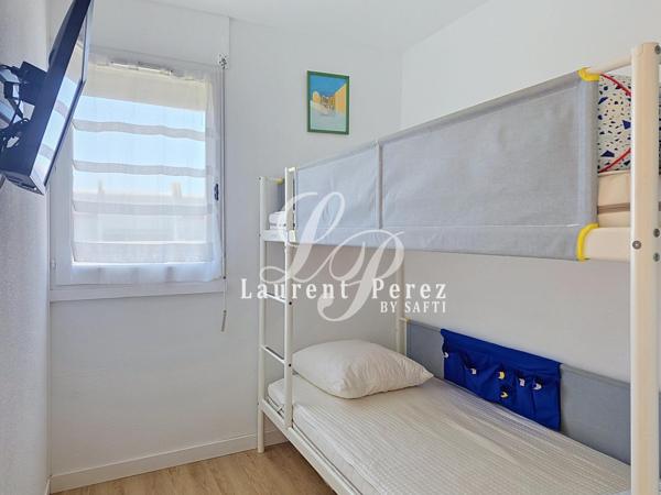 Appartement T2 cabine meublé avec terrasse à 150 m de la plage