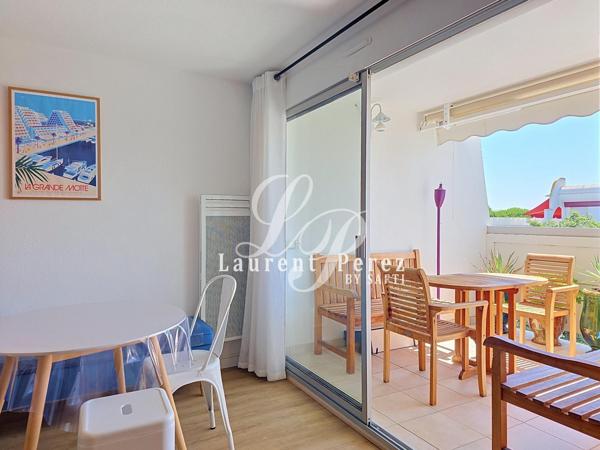 Appartement T2 cabine meublé avec terrasse à 150 m de la plage