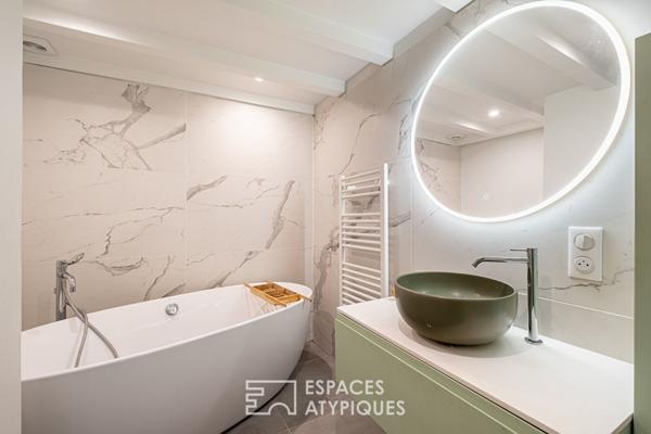 Duplex en dernier étage avec vue Fourvière