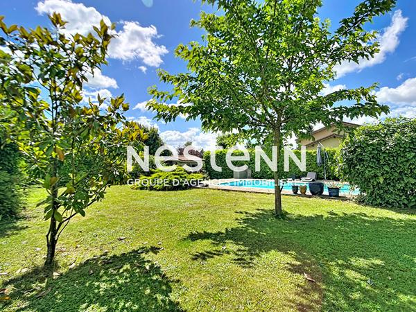 MIONNAY - MAISON 4 CHAMBRES - AVEC JARDIN PISCINE et GARAGE - AU CALME