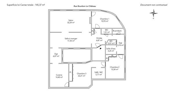 Appartement Paris 6 e - FÜRSTEMBERG / SAINT-GERMAIN