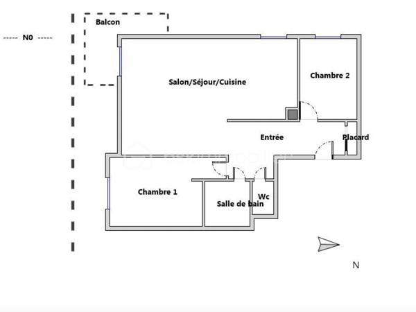 Appartement de 62 m²