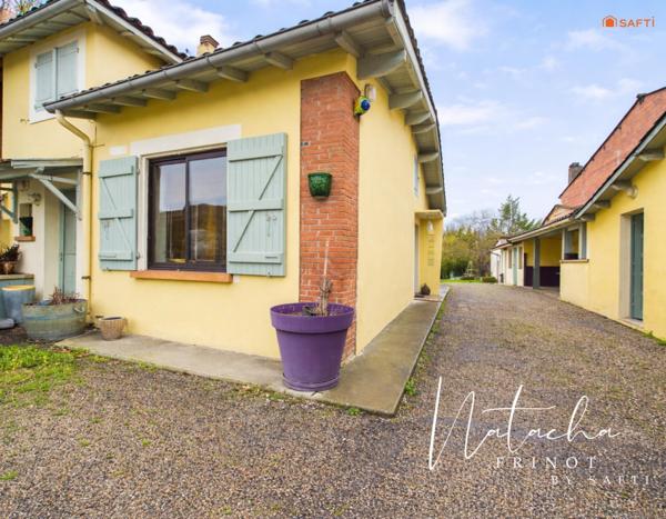 Maison familiale avec volumes et dépendances – Centre Fronton cœur de village et zone commerciale à pied