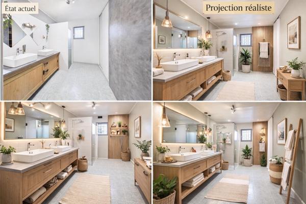 Maison familiale avec volumes et dépendances – Centre Fronton cœur de village et zone commerciale à pied