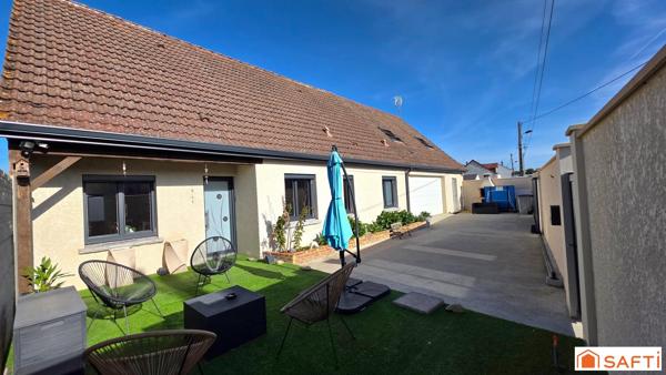 Pavillon T6 individuel, commodités de PLAIN PLIED entièrement clos avec garage, DPE C