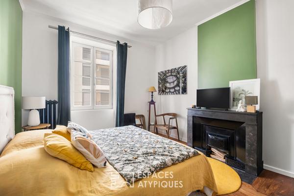 Appartement ancien rénové avec balcon