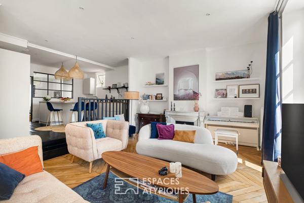 Appartement ancien rénové avec balcon