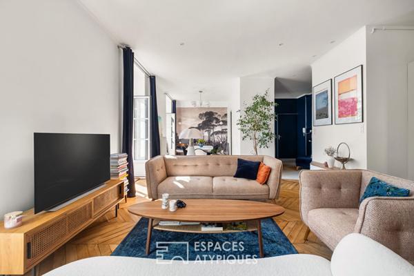 Appartement ancien rénové avec balcon