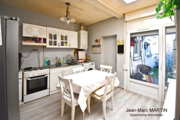 Maison 85m² à vendre à Tourcoing, quartier calme limite Mouvaux – 3 chambres + bureau