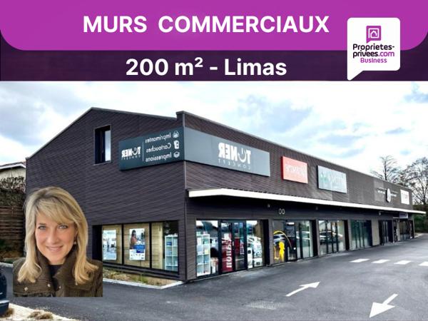 Murs commerciaux  libres 200 m² -  LIMAS
