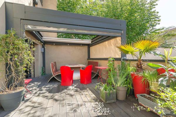 Duplex avec terrasse dans une ancienne imprimerie