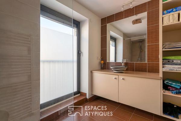 Duplex avec terrasse dans une ancienne imprimerie