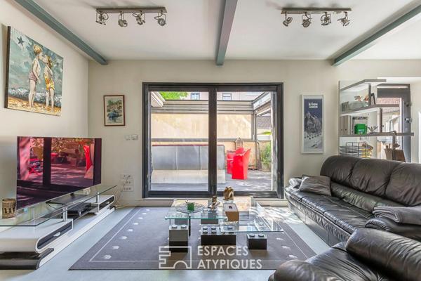 Duplex avec terrasse dans une ancienne imprimerie