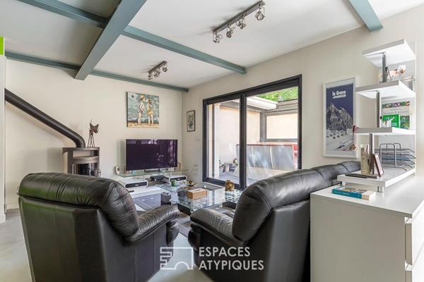 Duplex avec terrasse dans une ancienne imprimerie