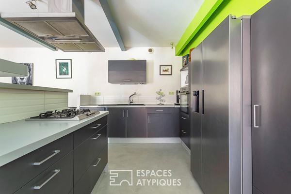 Duplex avec terrasse dans une ancienne imprimerie