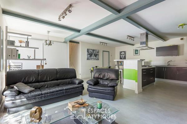 Duplex avec terrasse dans une ancienne imprimerie