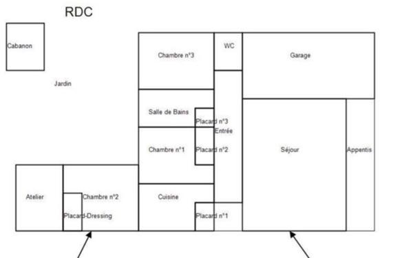 Maison à vendre    3 pièces • 95 m2 Le Gua