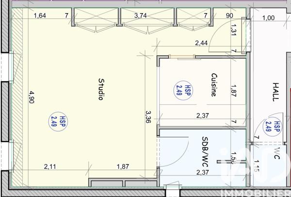 Appartement à vendre 1 pièce 32 m² Blagnac