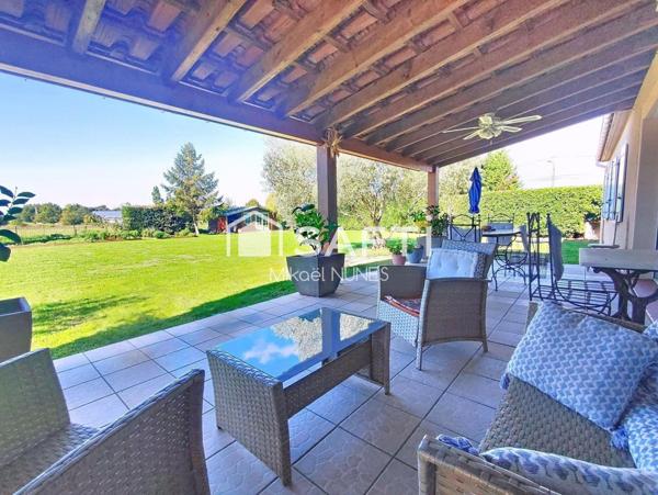 LHERM - Maison T5 de 114 m² - Piscine - 4 chambres.