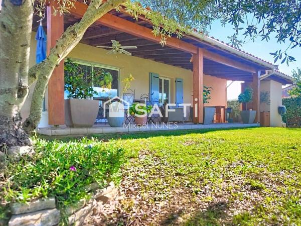 LHERM - Maison T5 de 114 m² - Piscine - 4 chambres.